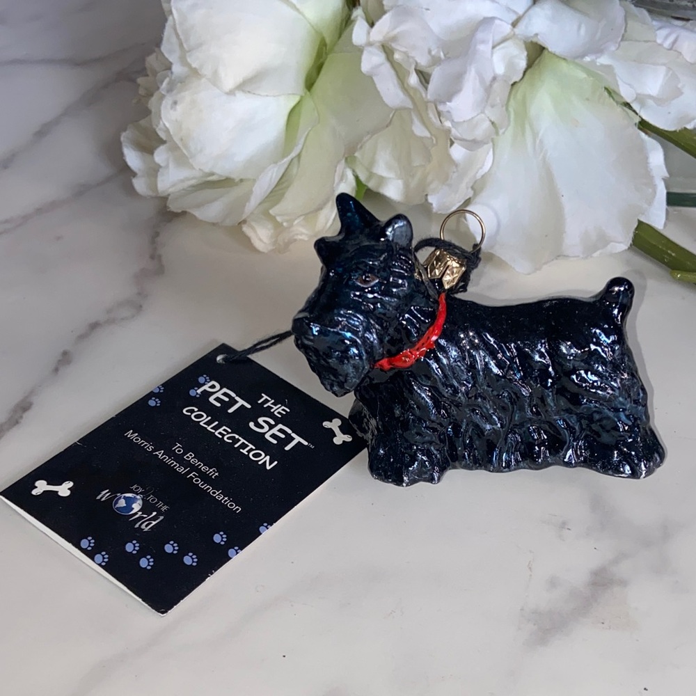 Joy To The World The Pet Set Collection Black Scottie Dog Ornament
